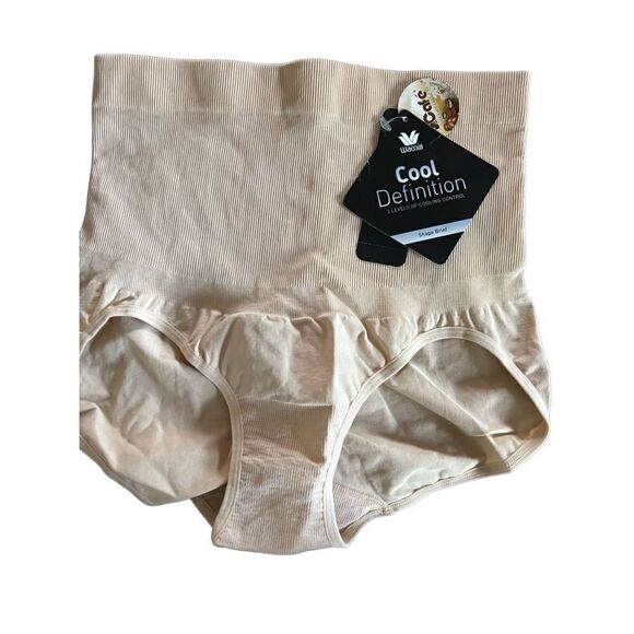 NWT Wacoal Cool Definition 3 Levels of Cooling Control Shape Brief - Picture 2 of 4